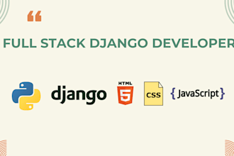 build website using python, django, html, css and javascript