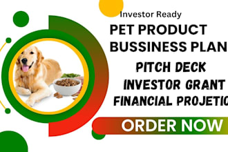 do business plan writing for  pet care products store pet fashion shop USA