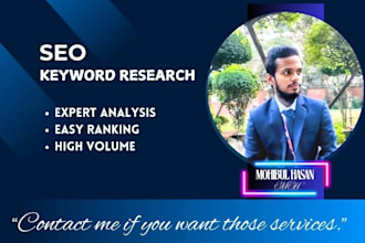 do keyword research for SEO and google ranking