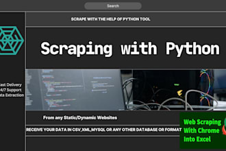 develop python web scraping script for data extraction