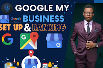 setup google my business profile local seo gmb ranking