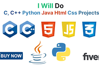 do java r cpp python programming data science deep or machine learning projects