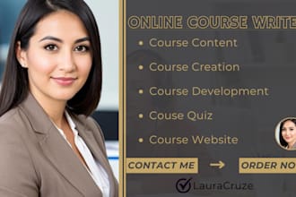 create online course content, course creator, course curriculum, digital course