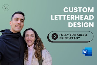 design stunning letterhead to elevate your brand