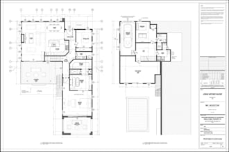 draw floor plan, framing plan, and mep for city permit