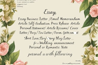 write a great paragraph, memo, essay, or blog for any subject