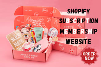 create a unique shopify subscription box mailer box shopify  membership website