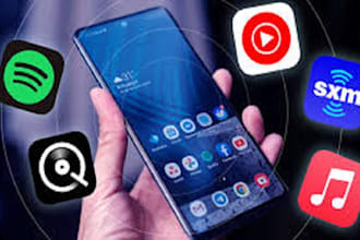 develop music apps like spotify IOS and android