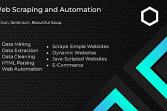web scraping, web automation,web crawling,pyhton, selenium,puppeteer,google maps
