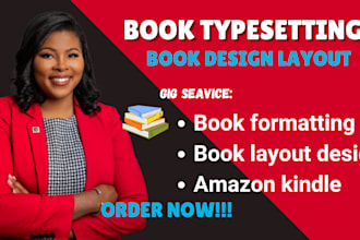 do book design typesetting journal medical amazon kdp developmental editorial