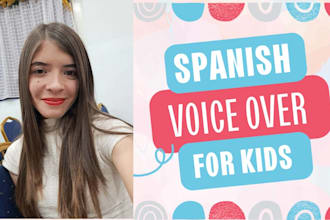 do a voice over for kids