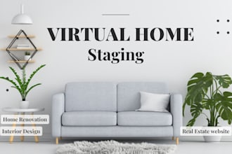design realistic virtual home staging renovation  zillow or mls ready photos
