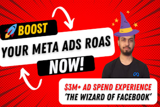 be your facebook ads manager for meta ads