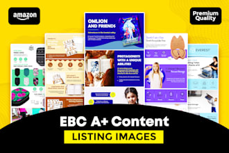 design amazon product listing images, a plus content ebc