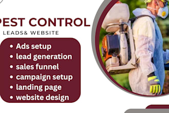 pest control website cleaning website fumigation website pest control leads