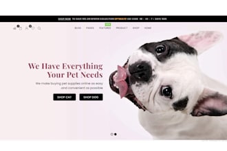 profitable pet dropshipping website pet shopify store pet store, pet website