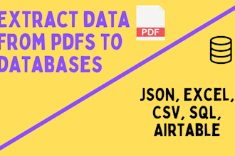 extract data from pdfs