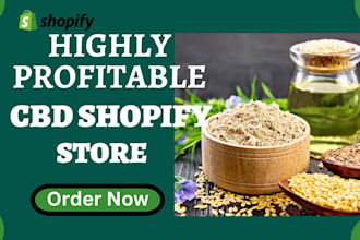 design luxury cbd shopify store cannabis website marijuana dropshipping store
