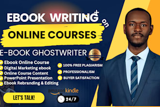do ebook online course creation on medical mental healthcare nursing book writer