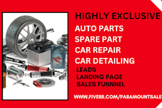 generate auto part leads car repair car detailing car part auto glass leads
