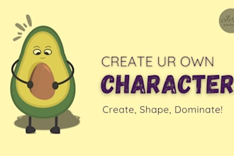 illustrate adorable mascot for your branding or product