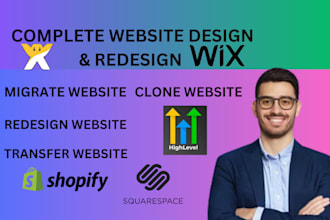 clone wix copy migrate websites wordpress to wix shopify squarespace gohighlevel