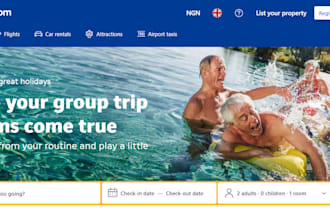 design hotel booking website, short term hotel vacation website, airbnb website