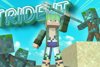 make a cinematic minecraft miniature, art