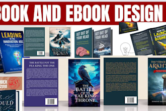 professionally design and format your poetry book, memoir and ebook cover design