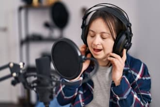 sing amazing children nursery rhymes pop rock edm song as a female vocalist