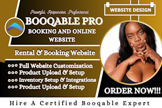build booqable rental website, online booking website booqable online rental SEO