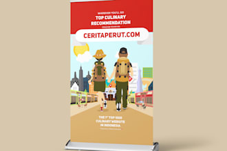 banner design, roll up banner, trade show banner