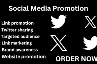promote your twitter, discord, likedin telegram account with real followers
