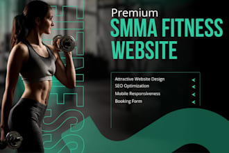 create professional health fitness, health and fitness, fitness or gym website
