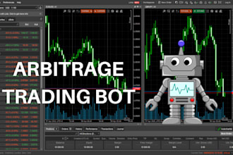 develop arbitrage trading bot, crypto trading bot, crypto arbitrage bot, htf bot