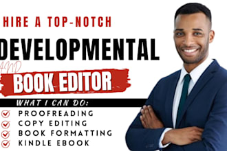 line edit, copy edit, proofread, format fiction novel nonfiction children book