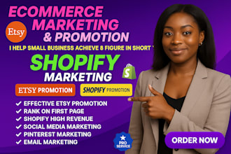 organic website traffic, dropshipping marketing for etsy and shopify promotion