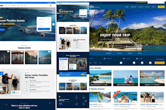 create tour travel online booking wordpress website