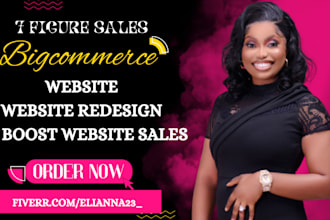 design or redesign bigcommerce, design bigcommerce store, product listing