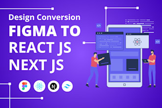seamlessly convert your figma designs to react js next js with tailwind CSS