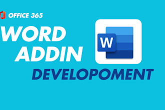 make custom ms office word addin plugin