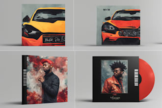 design professional album cover , mixtape cover design
