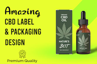 design professional cbd label design
