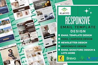 do email marketing template design klaviyo mailchimp brevo stripo email design