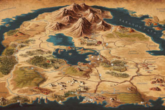 create a fantasy map for your dnd campaign, world map