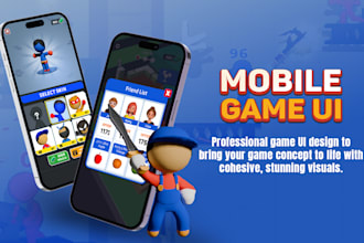create professional game UI for mobile games