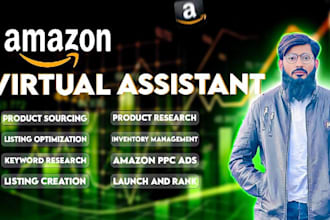 be an expert amazon virtual assistant, private label amazon fba store management