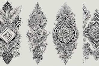 make amazing dotwork tattoo design for you