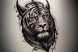 do unique customized realism tattoo design