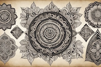 do polynesian, tribal tattoos and sacred geometry